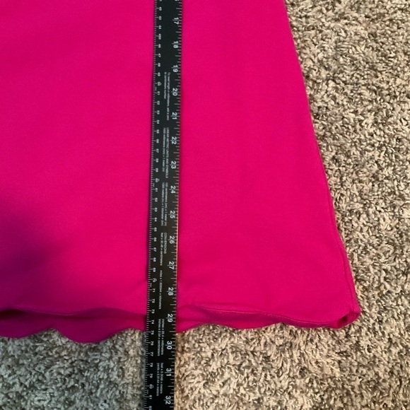 Aqua Mini Cocktail Scalloped Dress Size XS Pink - Picture 7 of 8